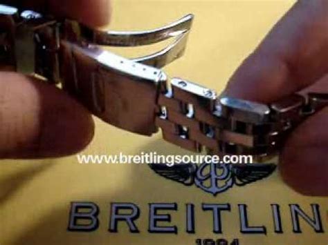 breitling bracelet adjustment.